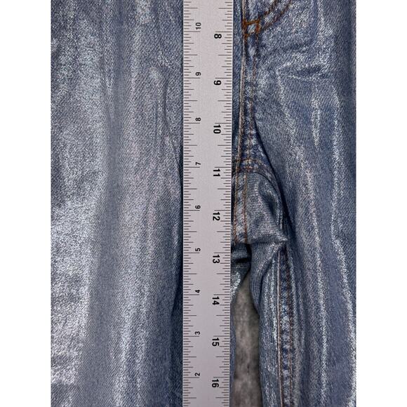 Rag & Bone Pants 25 Womens Alex Liquid Miramar Luna Silver Shine - Picture 4 of 6